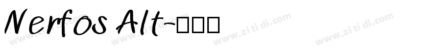 Nerfos Alt字体转换